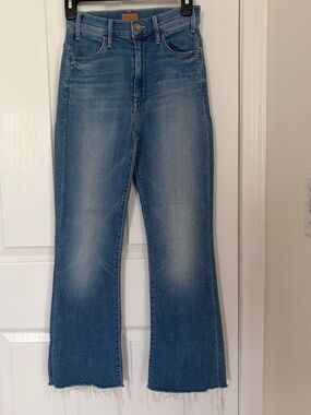 Mother The Hustler Ankle Fray Jeans – Shaken Not Stirred Wash – 24 – Like New